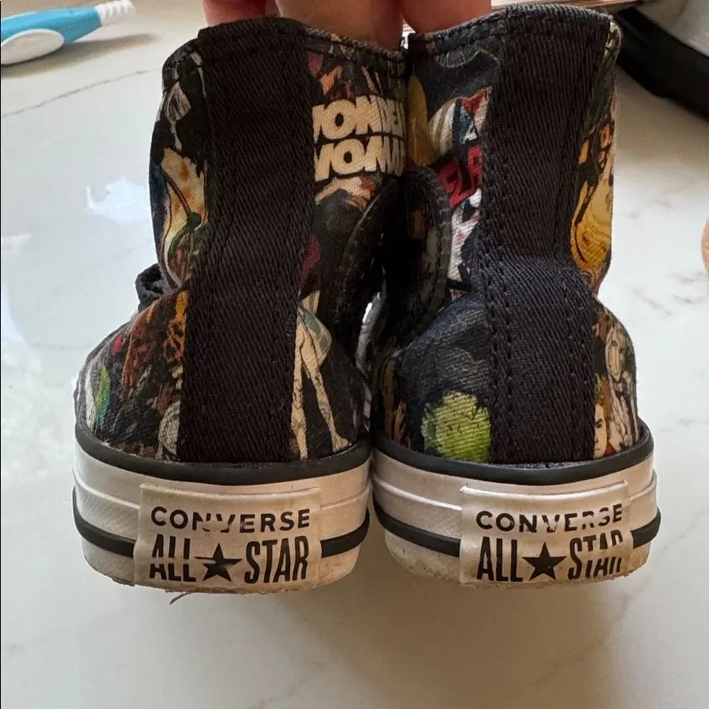 CONVERSE Comic Book High-Top Sneakers LIMITED EDITION justice league